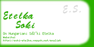 etelka soki business card